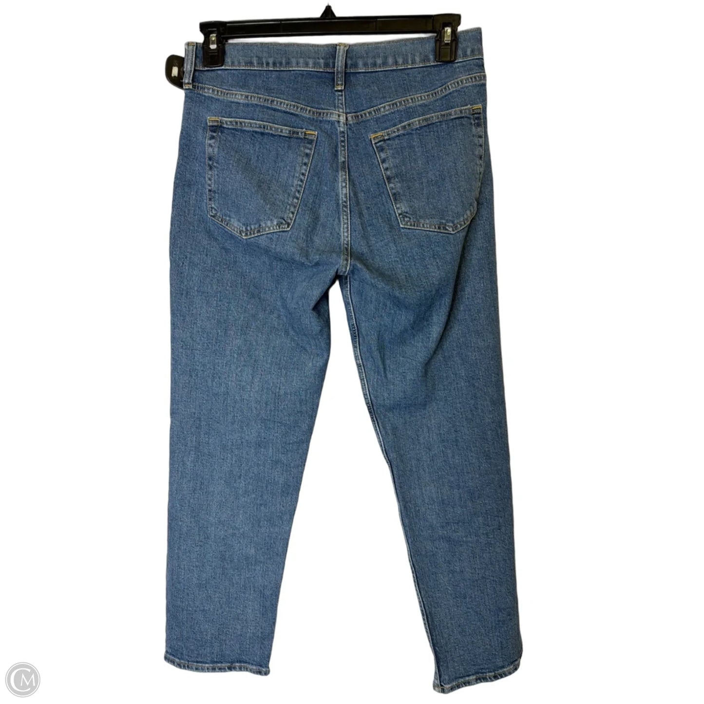 Jeans Straight By Gap In Blue Denim, Size: 8