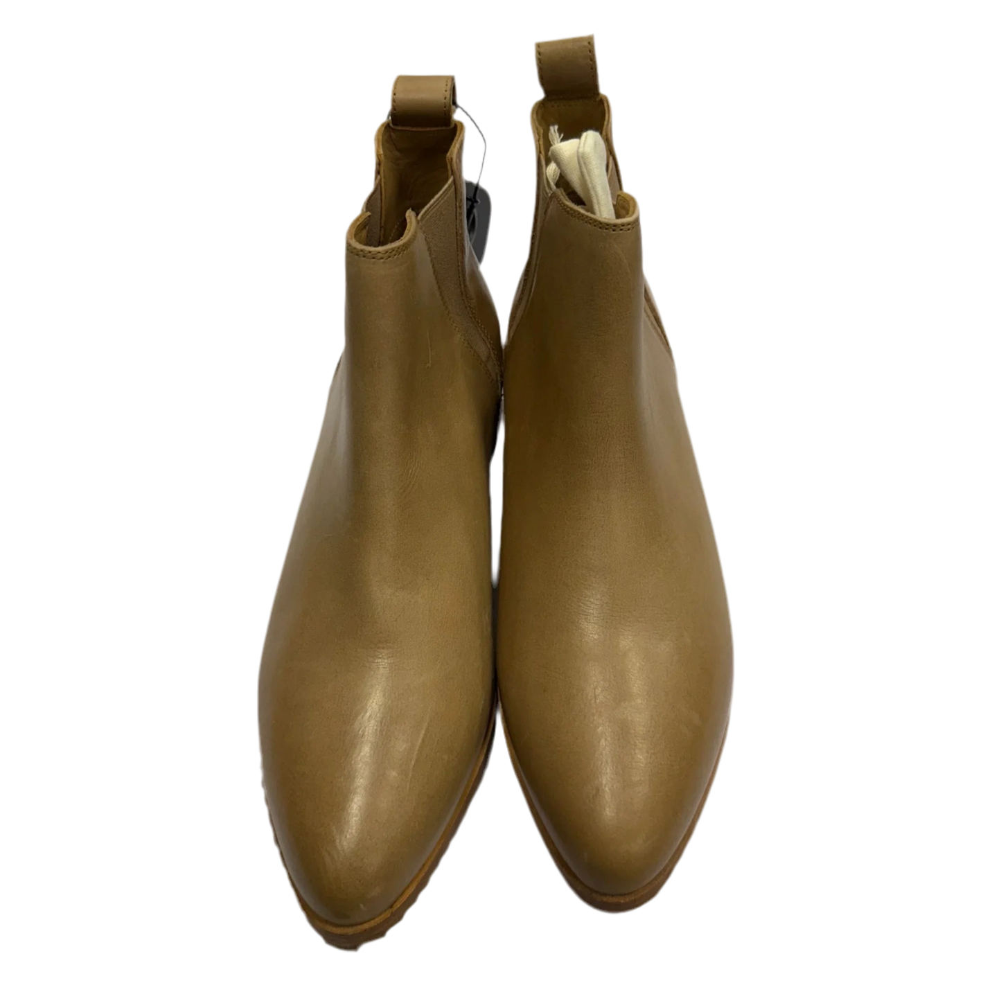 Boots Ankle Flats By Clothes Mentor In Tan, Size: 8.5