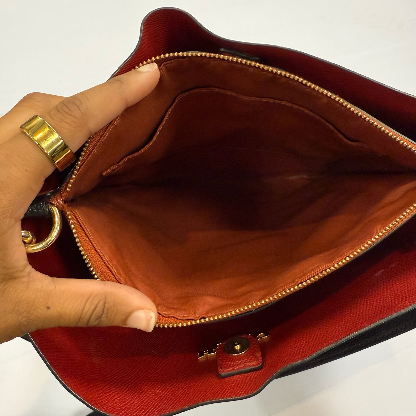 Handbag Designer By Coach, Size: Medium