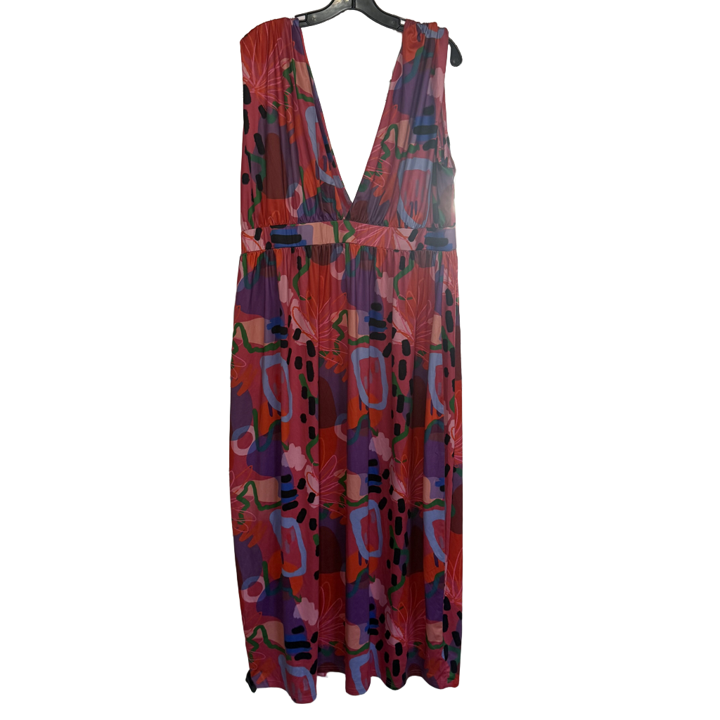 Dress Casual Midi By Clothes Mentor Size: 2x