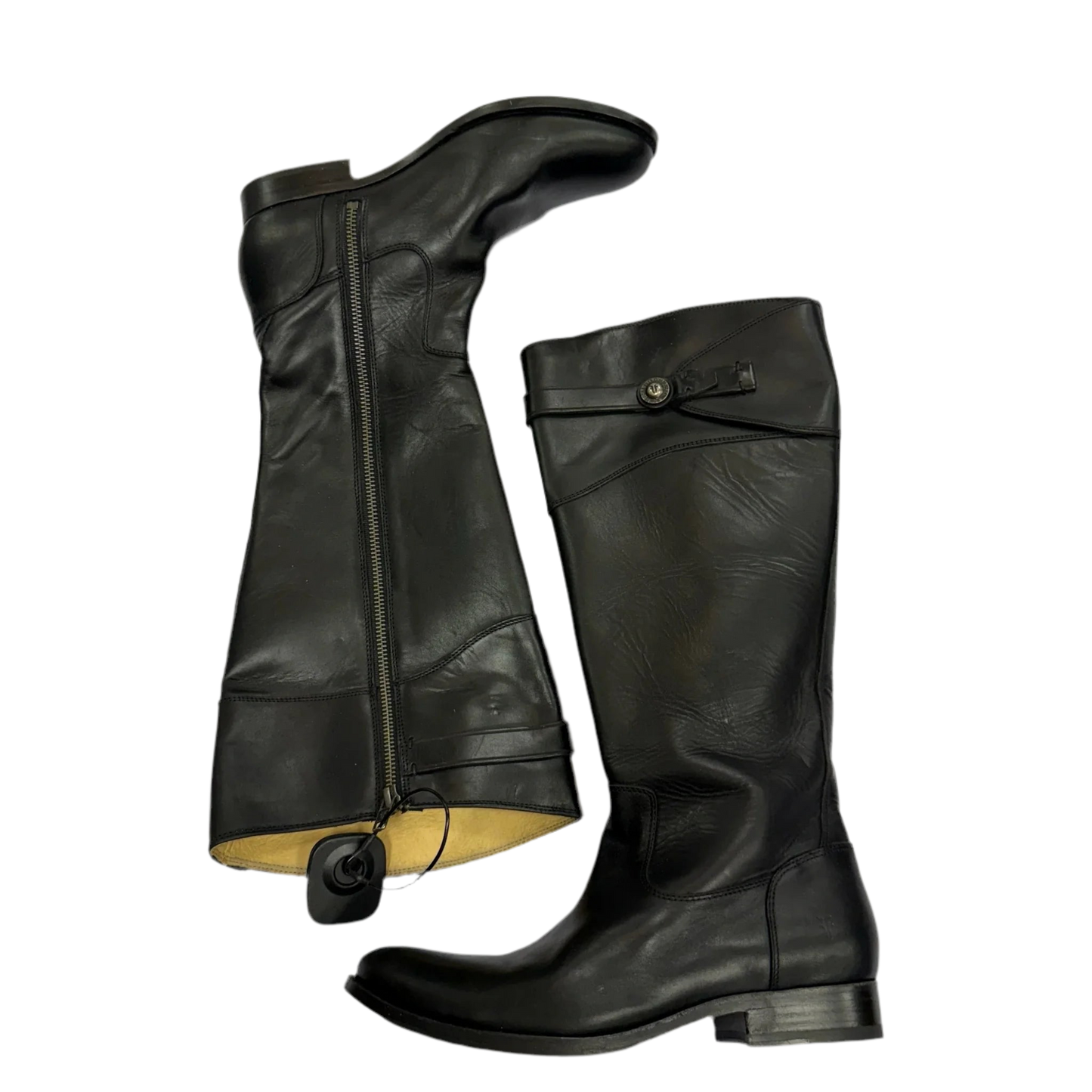 Boots Designer By Frye In Black, Size: 8