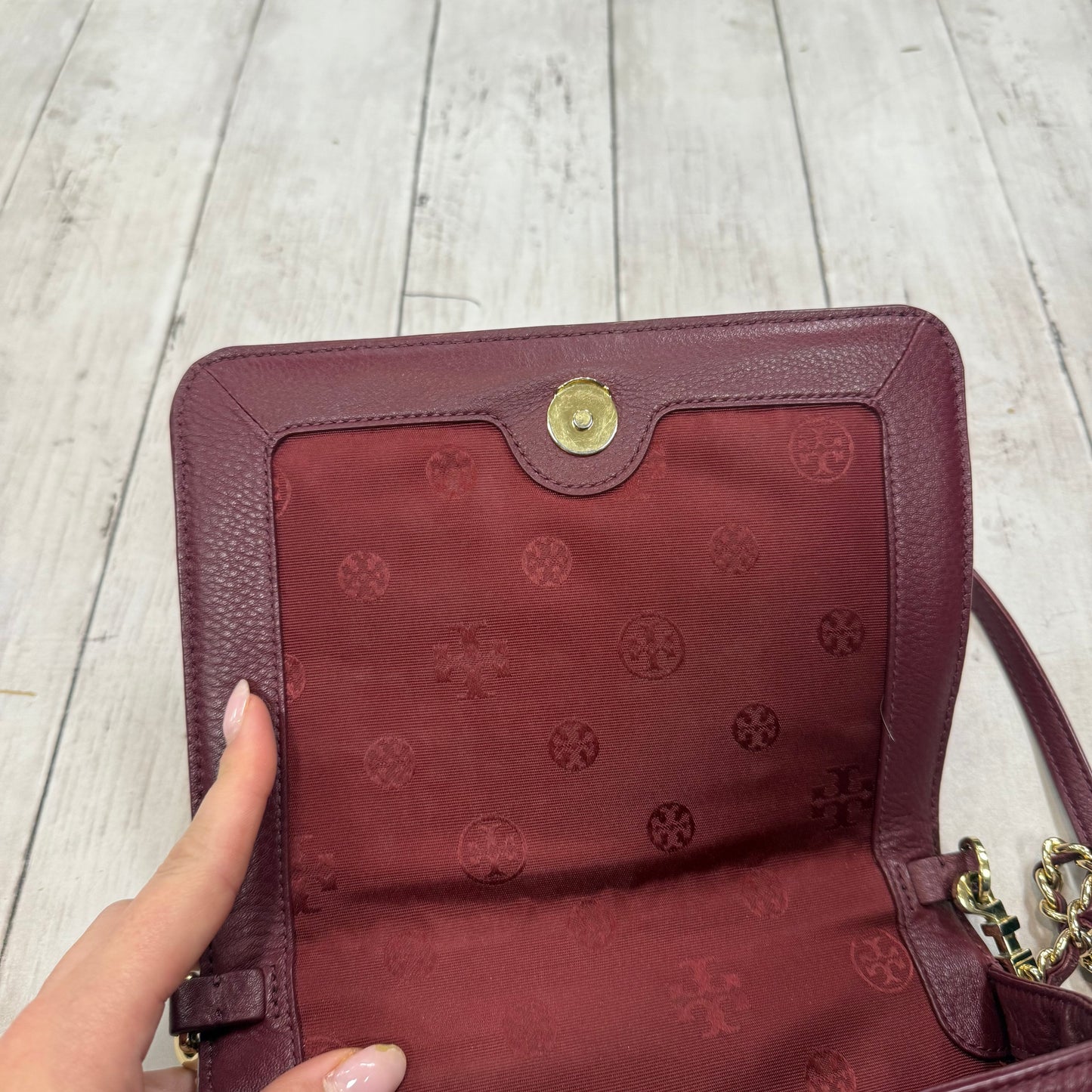 Crossbody Designer By Tory Burch, Size: Small