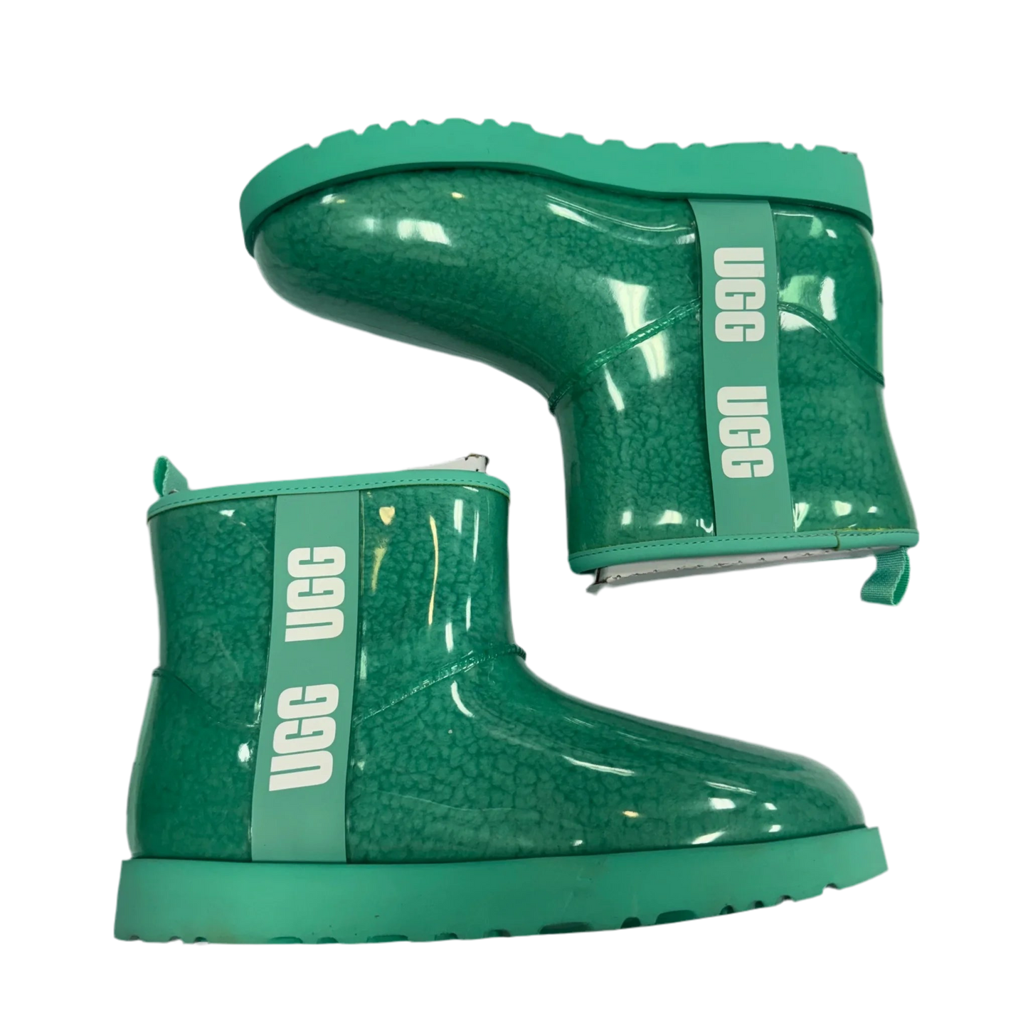 Boots Designer By Ugg In Green, Size: 10