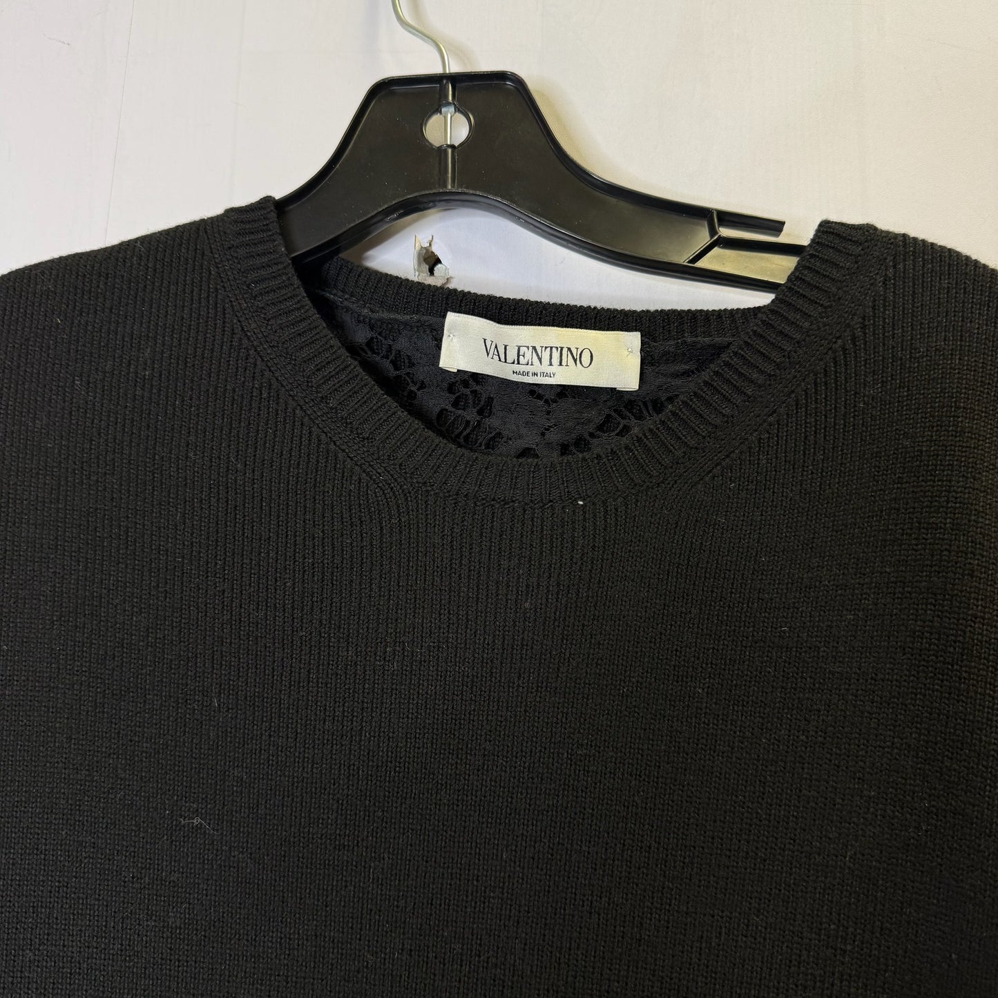 Sweater Luxury Designer By Valentino-garavani In Black, Size: L