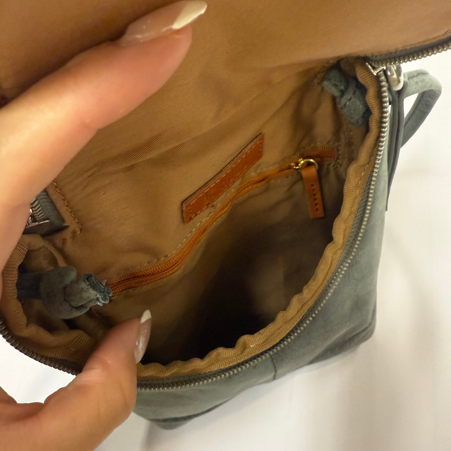 Crossbody Leather By Hobo Intl, Size: Medium