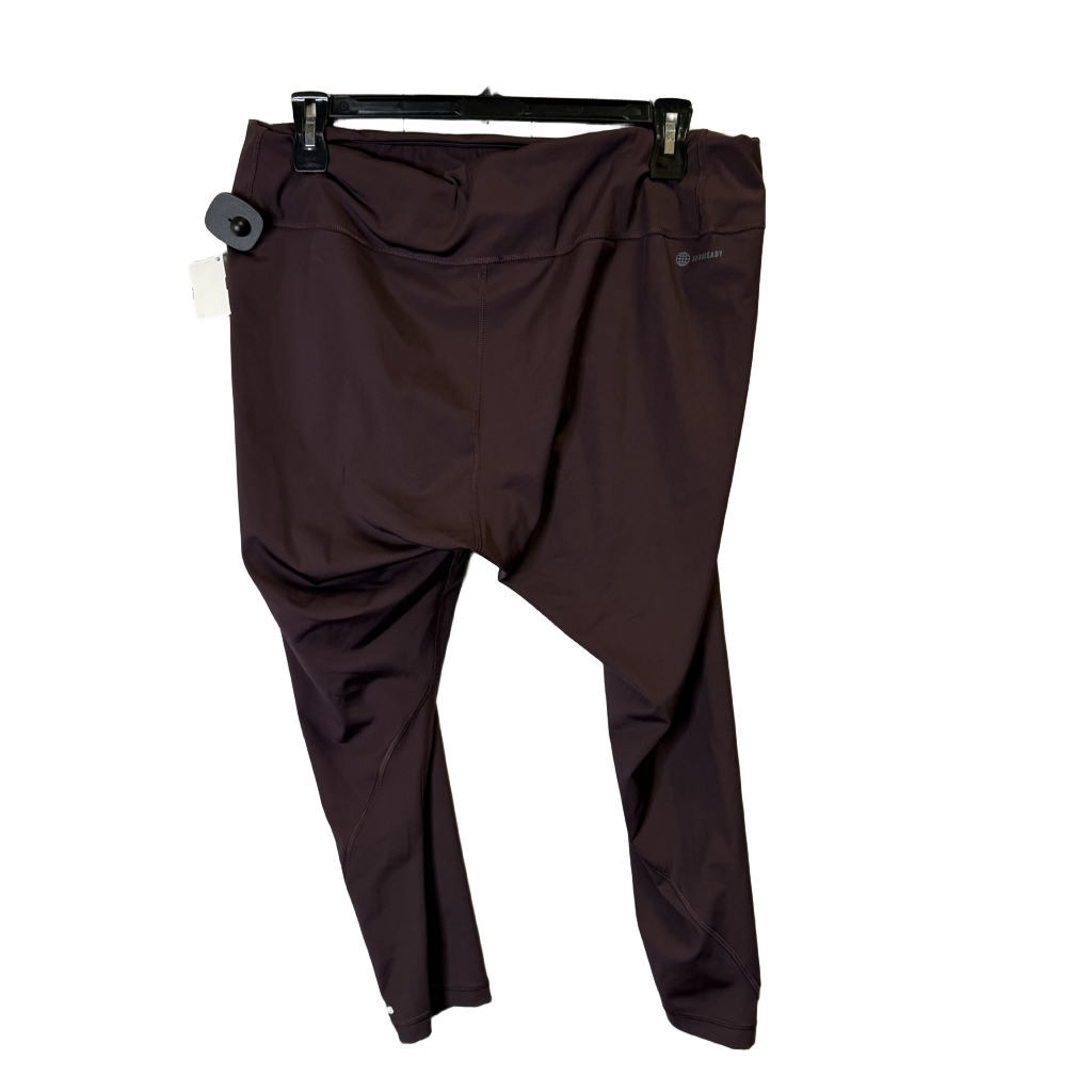 Athletic Leggings Capris By Adidas Size: 4x