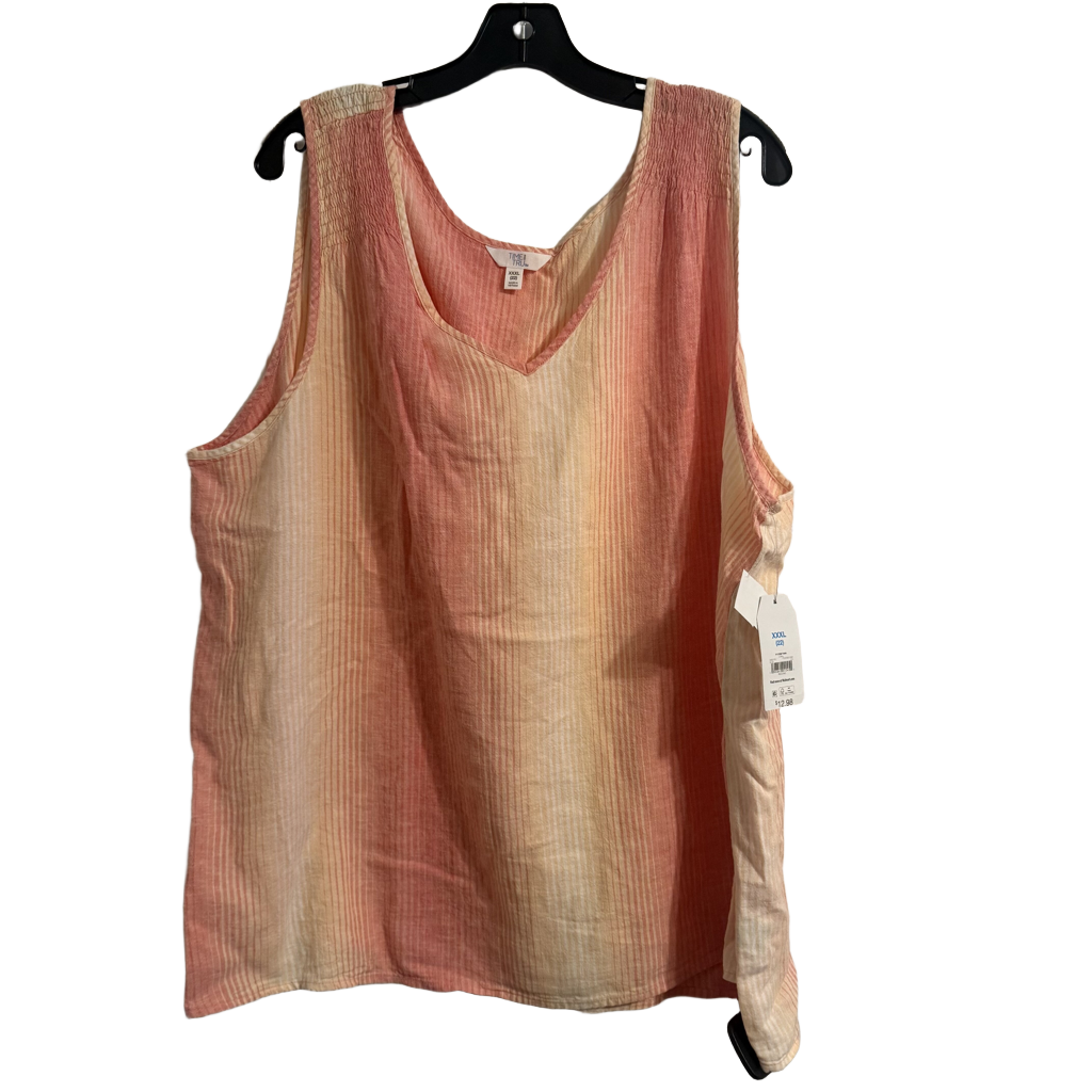 Top Sleeveless By Time And Tru Size: 2x
