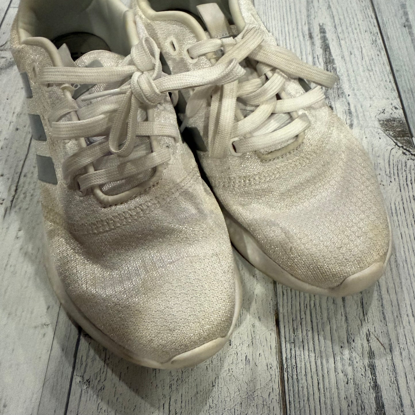 Shoes Athletic By Adidas In White, Size: 8
