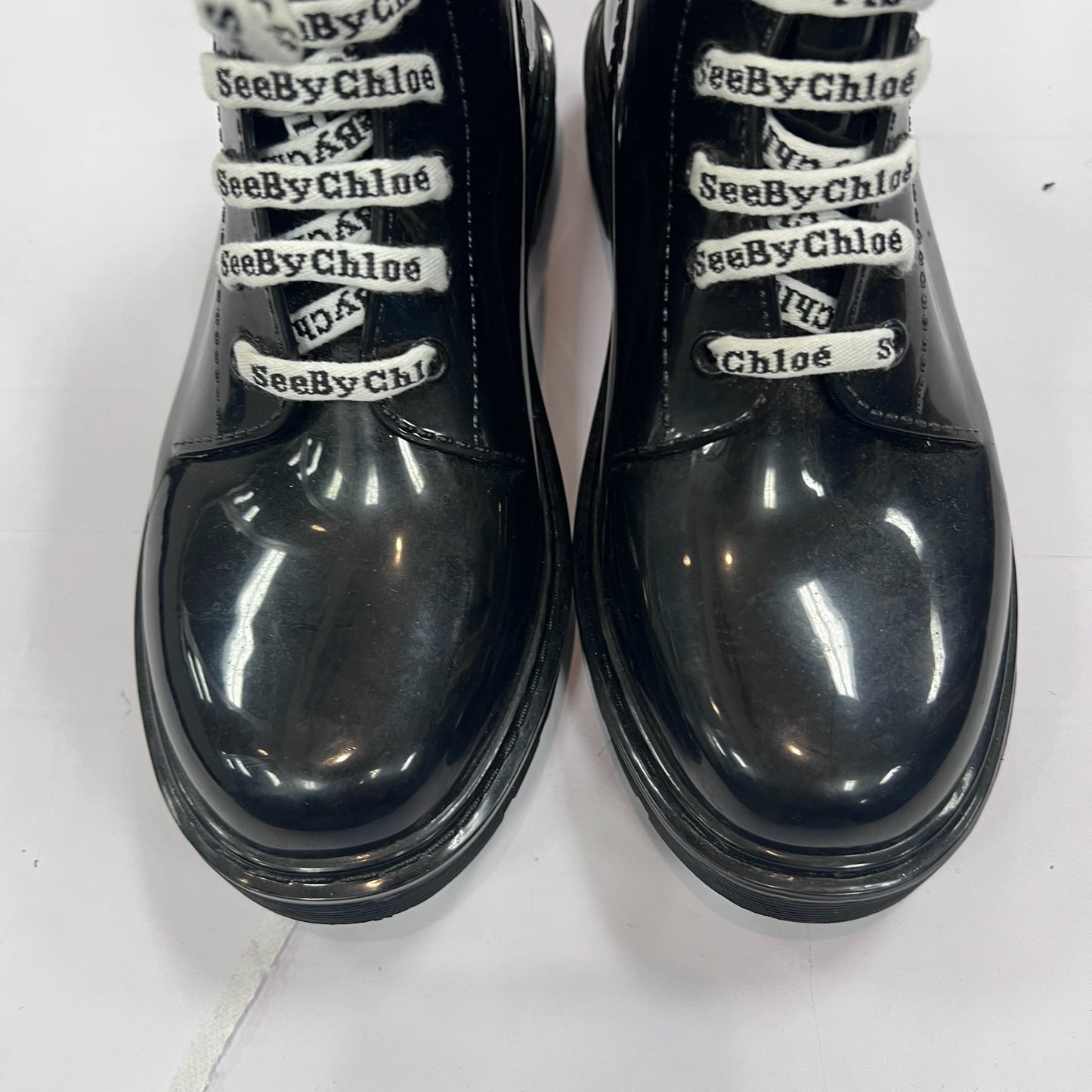 Boots Designer By See By Chloe In Black, Size: 8