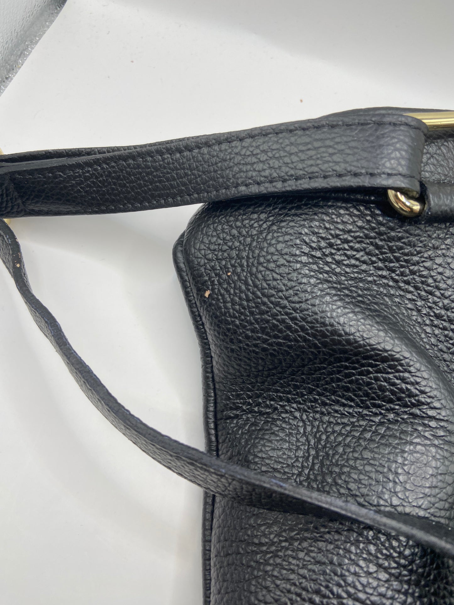 Backpack Leather By Clothes Mentor, Size: Medium