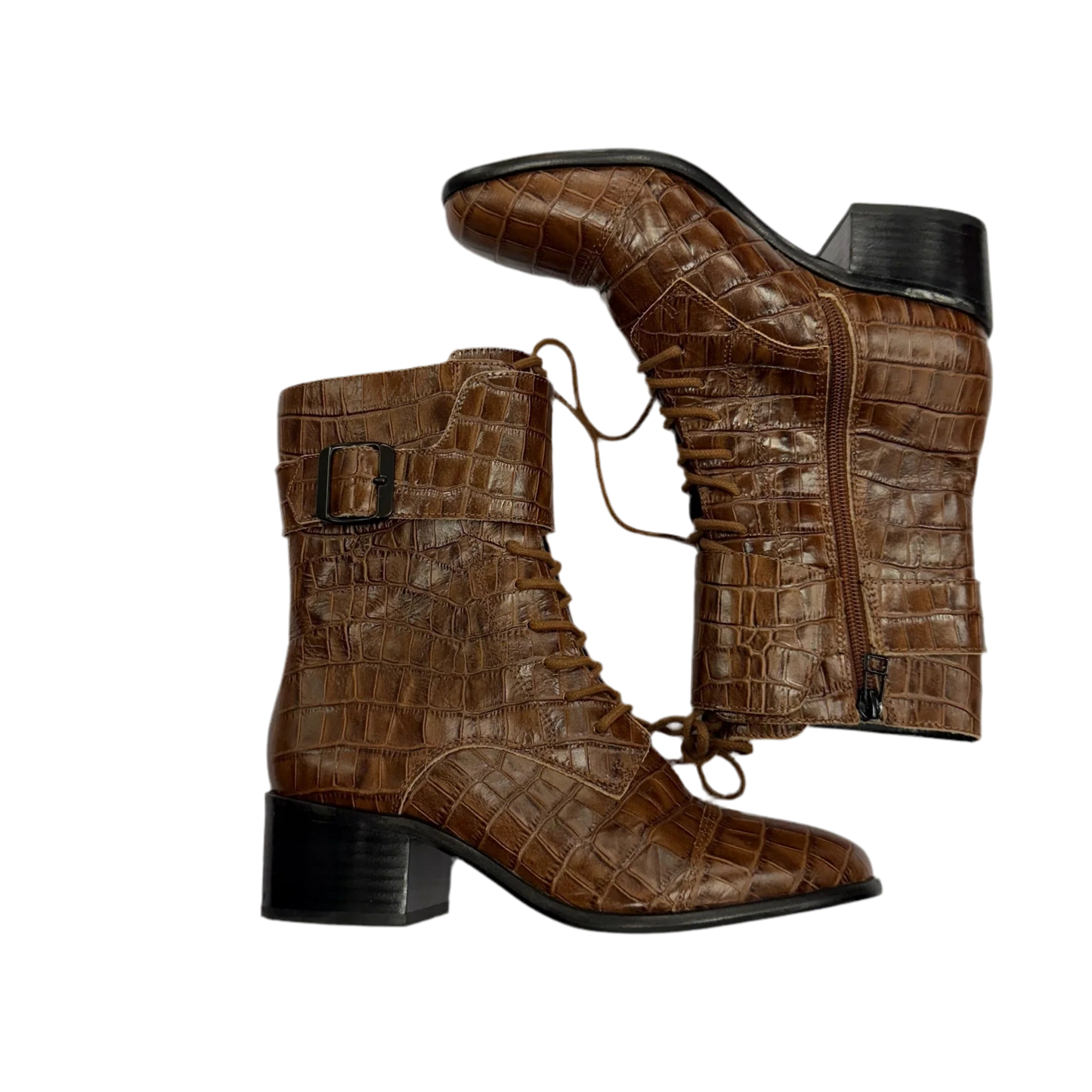 Boots Combat By Clothes Mentor In Brown, Size: 7