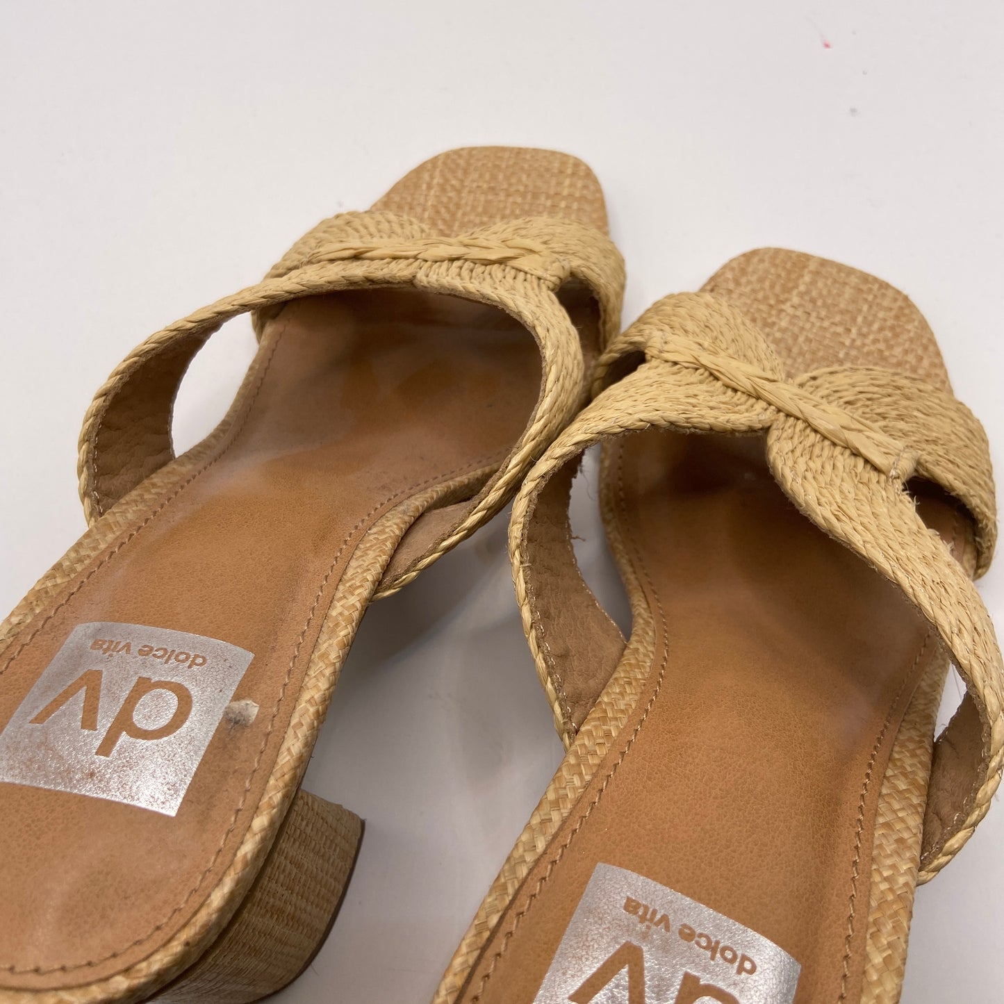 Shoes Heels Block By Dolce Vita In Tan, Size: 8