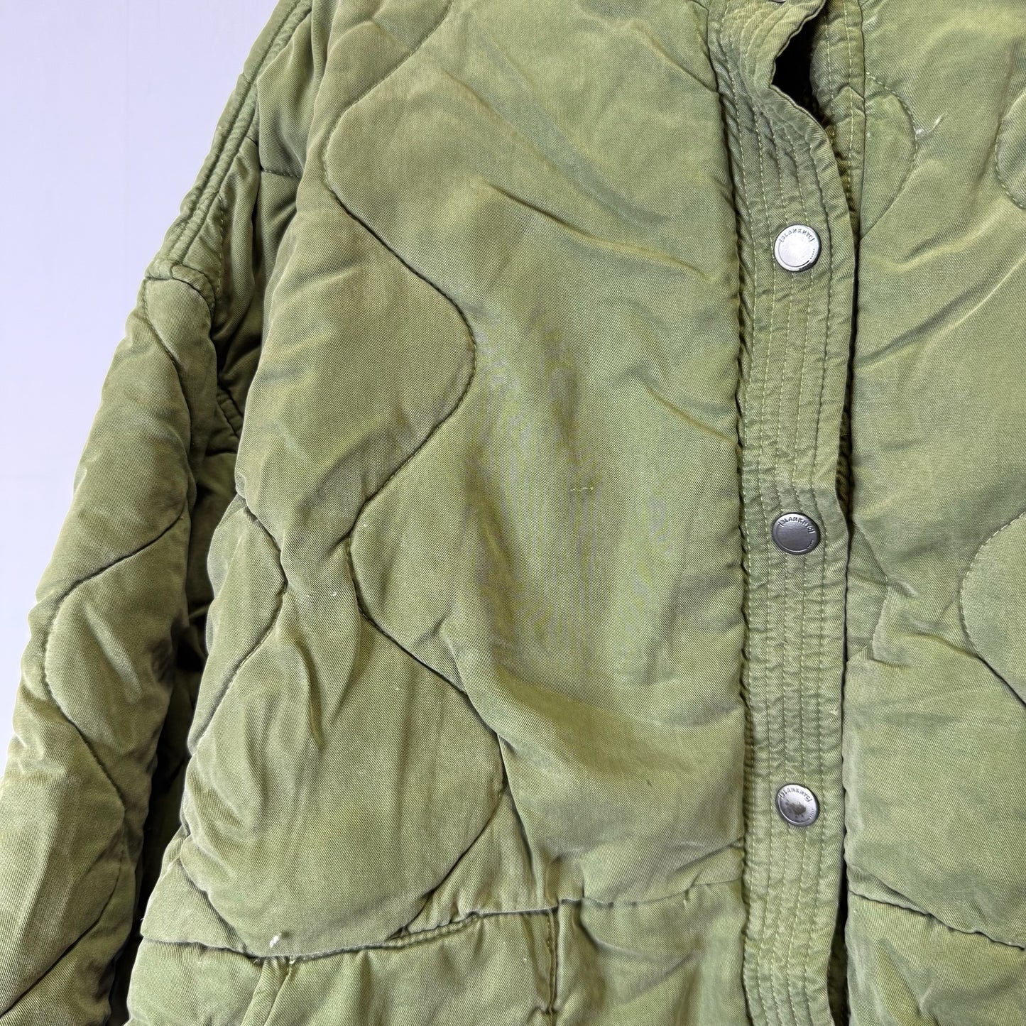Jacket Puffer & Quilted By Blanknyc In Green, Size: M