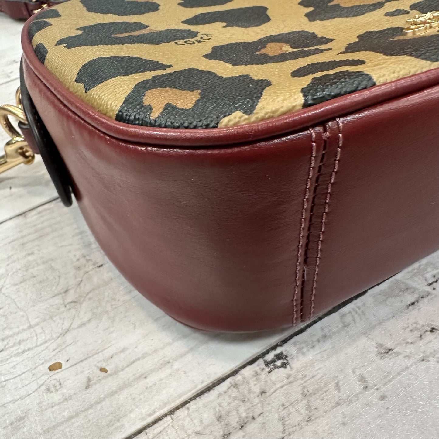Crossbody Designer By Coach, Size: Small