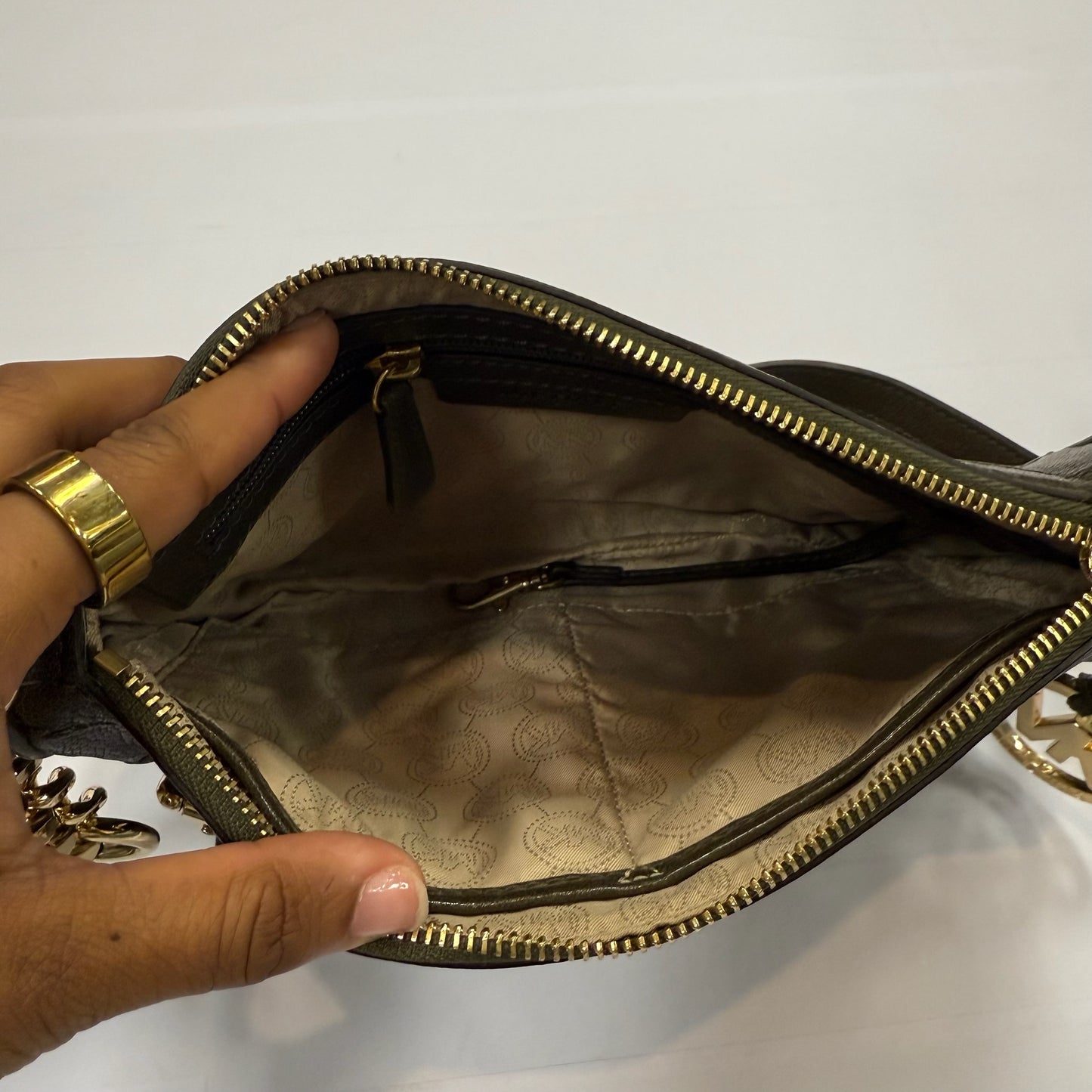 Crossbody Designer By Michael By Michael Kors, Size: Medium