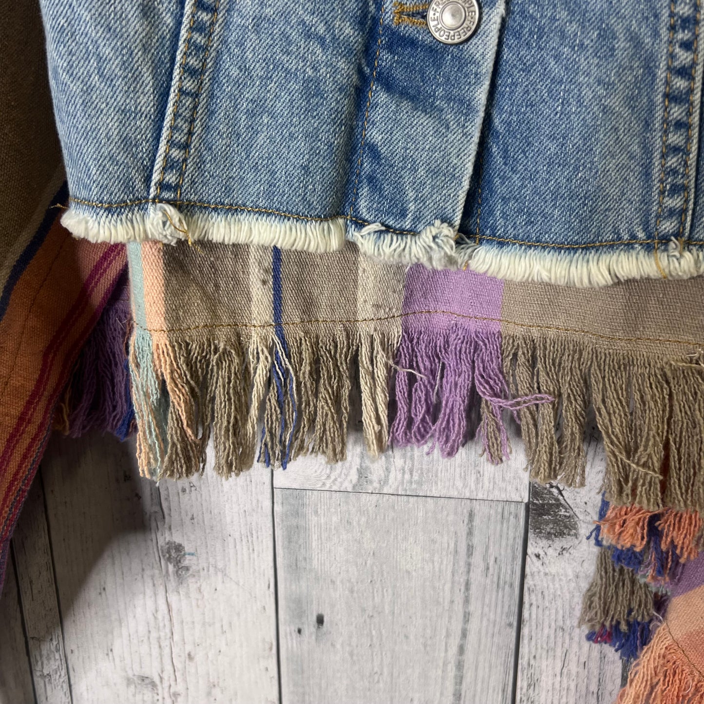 Jacket Denim By We The Free In Blue Denim, Size: Xs