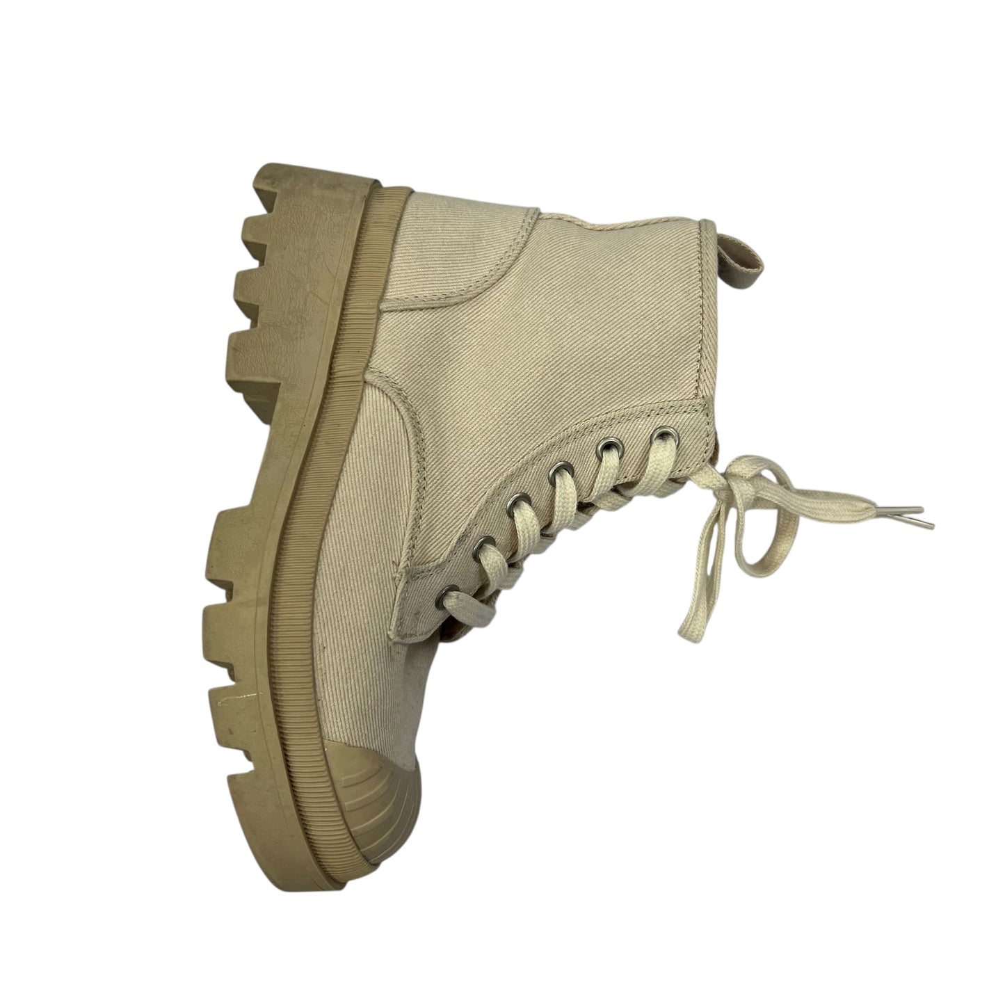 Boots Ankle Flats By Universal Thread In Beige, Size: 6