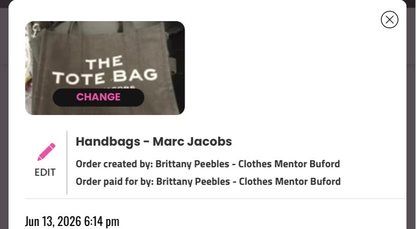 Handbag Luxury Designer By Marc Jacobs, Size: Medium