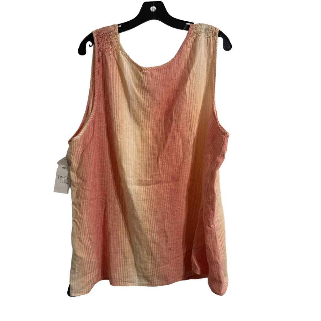 Top Sleeveless By Time And Tru  Size: 2x