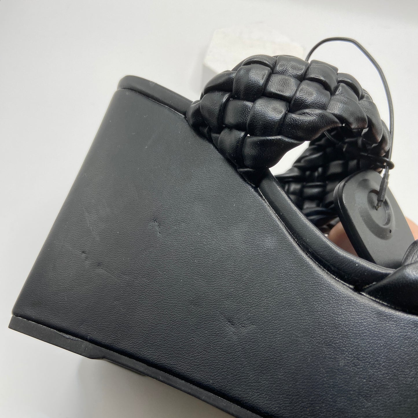 Shoes Heels Wedge By Nine West In Black, Size: 7