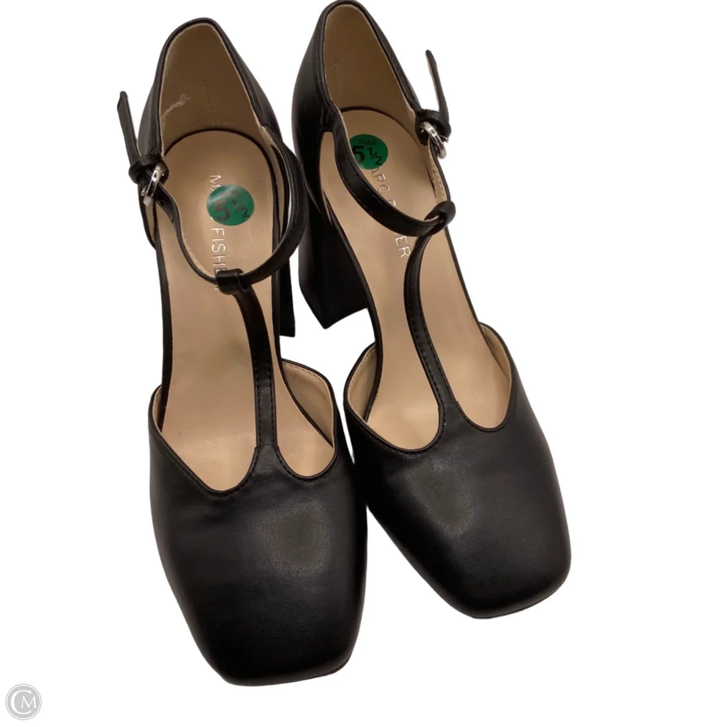 Shoes Heels Block By Marc Fisher In Black, Size: 5.5
