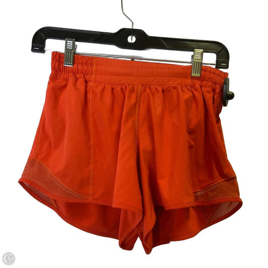 Athletic Shorts By Lululemon In Red, Size: 6