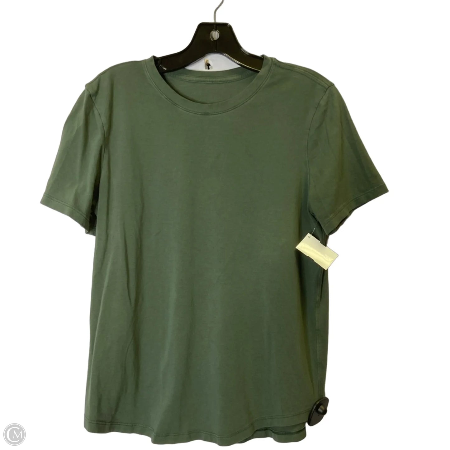 Athletic Top Short Sleeve By Lululemon In Green, Size: S