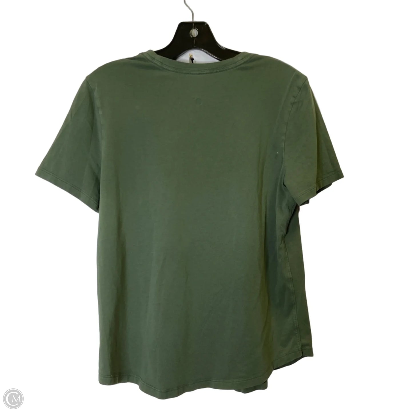 Athletic Top Short Sleeve By Lululemon In Green, Size: S