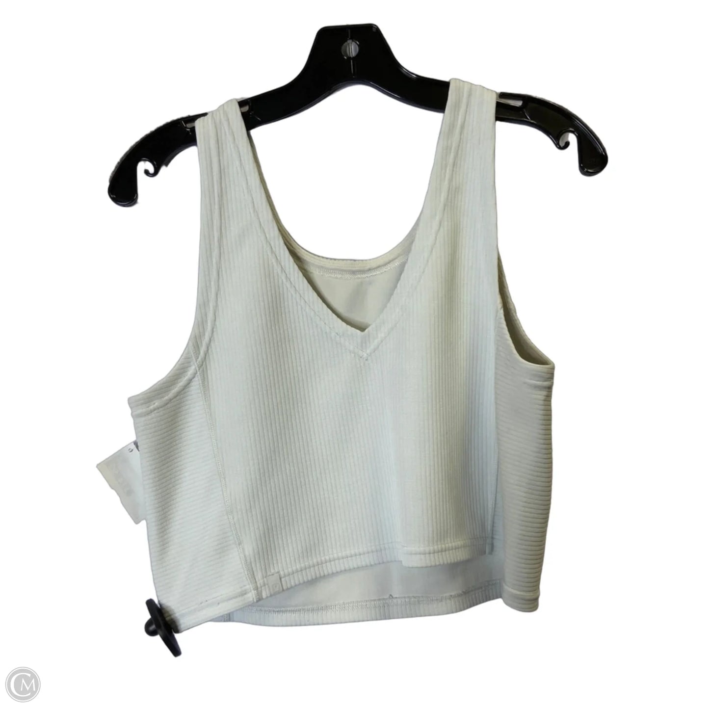 Athletic Tank Top By Lululemon In White, Size: 10