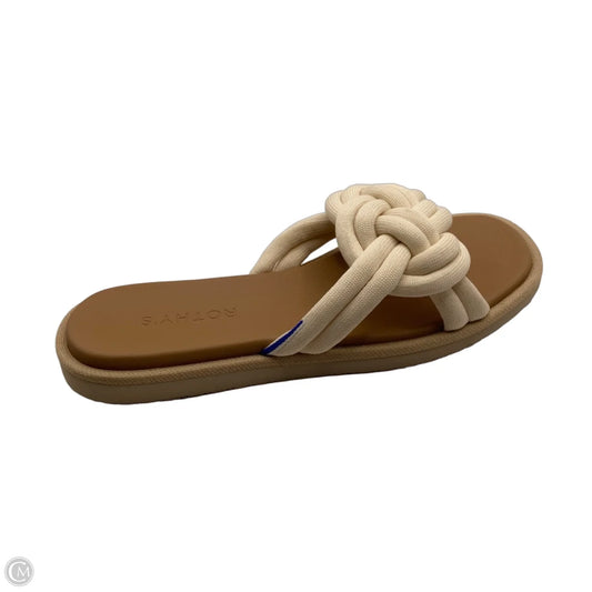 Sandals Flats By Rothys In Cream, Size: 8