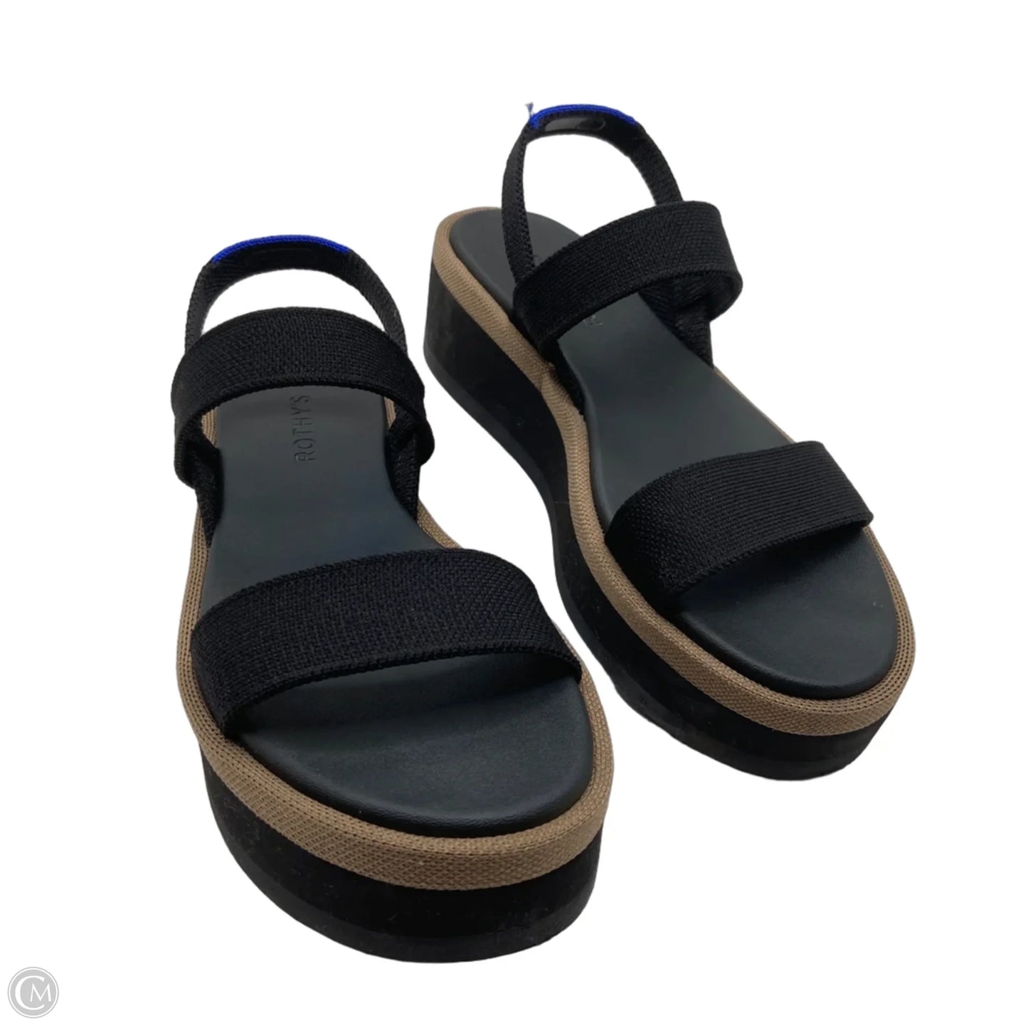 Sandals Heels Platform By Rothys In Black, Size: 7.5