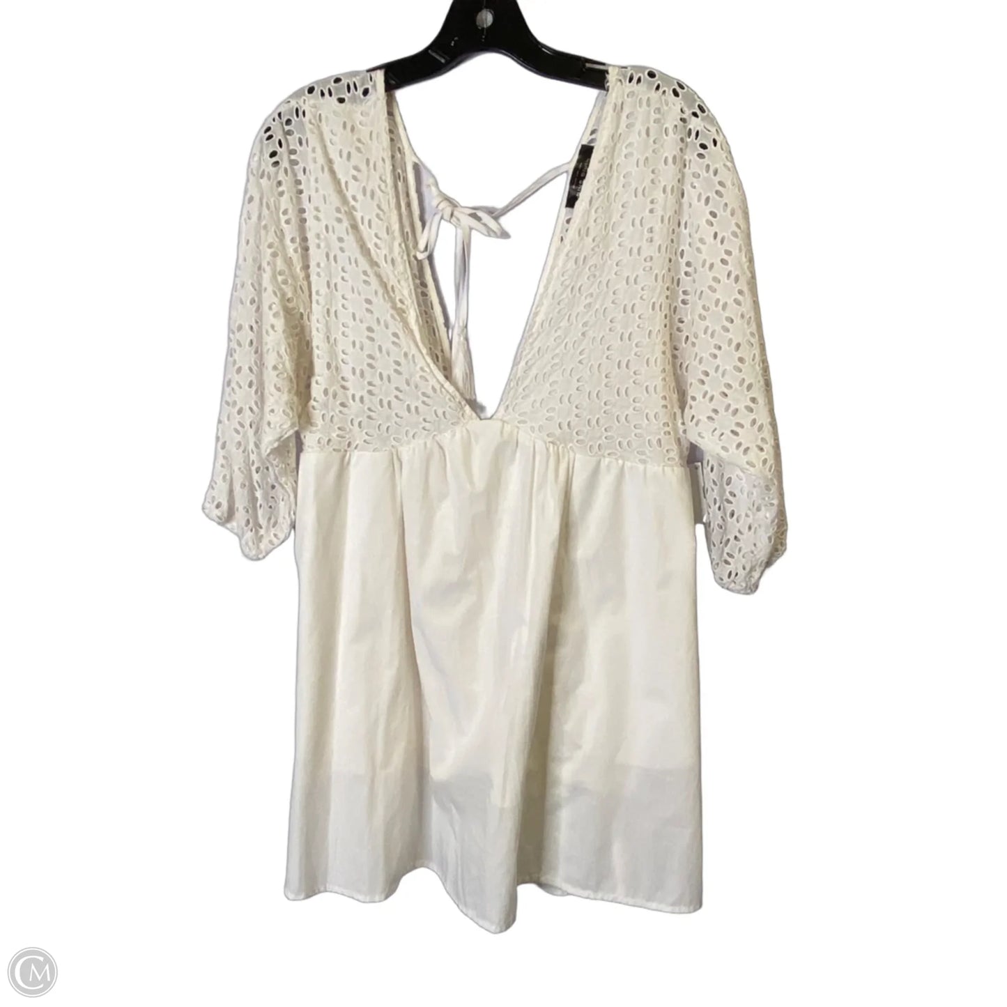 Dress Casual Short By Blue Blush In Cream, Size: L