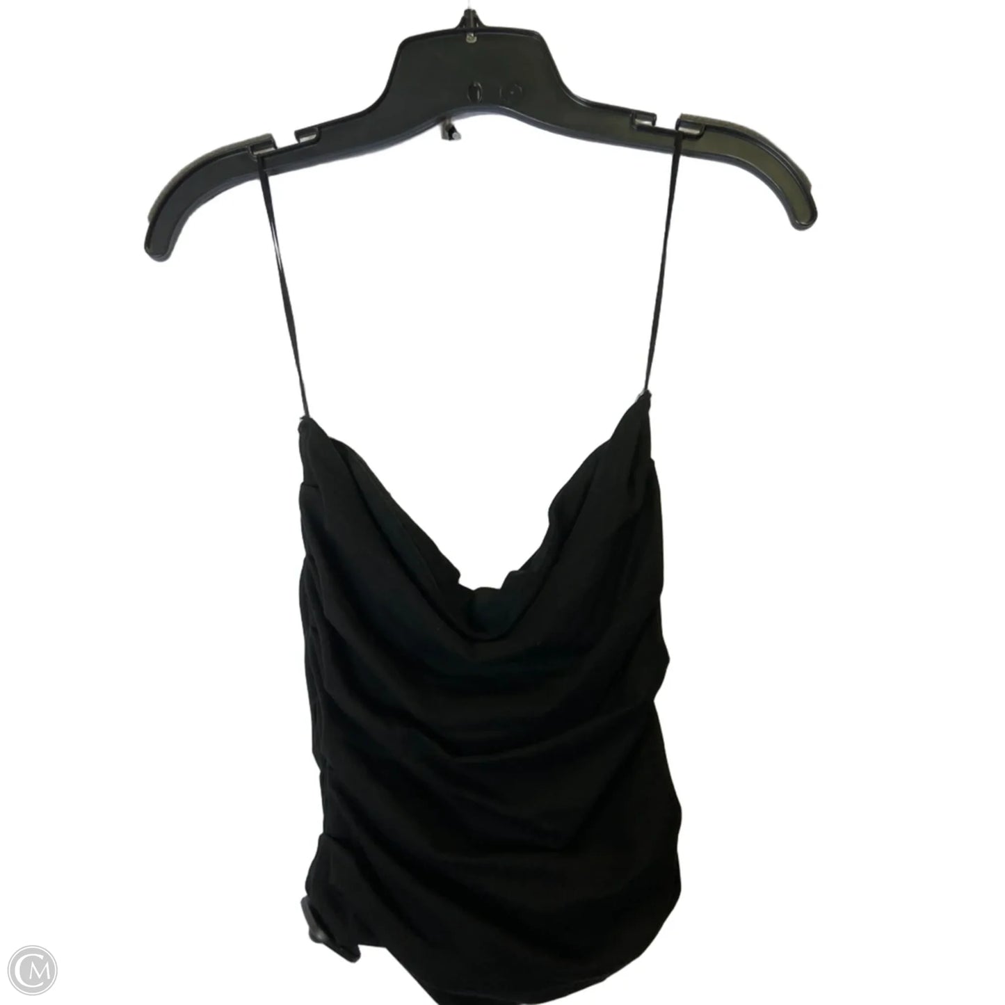 Top Sleeveless By Zara In Black, Size: M
