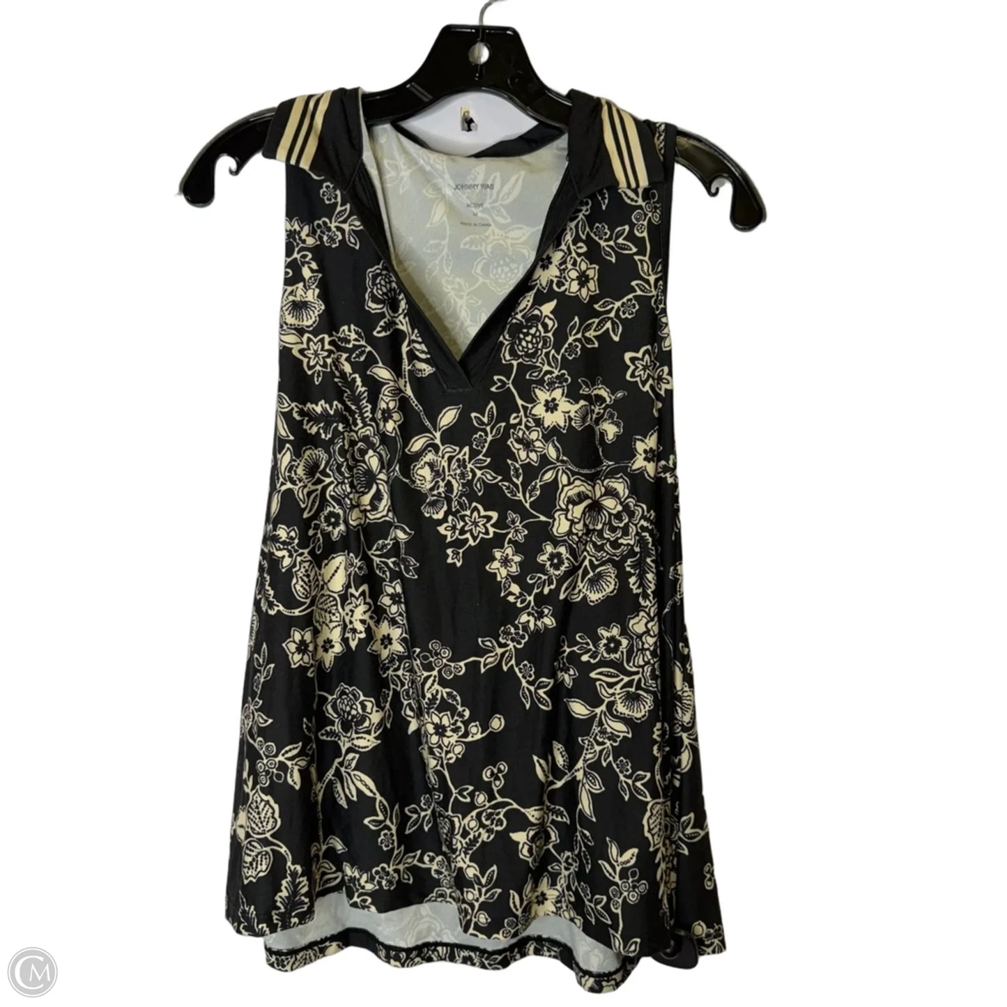 Top Sleeveless By Johnny Was In Black, Size: M