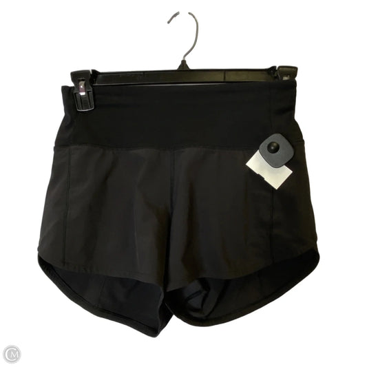 Athletic Shorts By Lululemon In Black, Size: 4