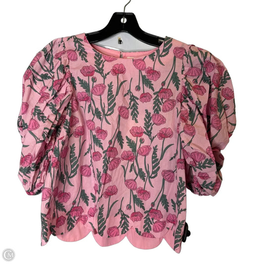Top Short Sleeve By Entro In Pink, Size: S