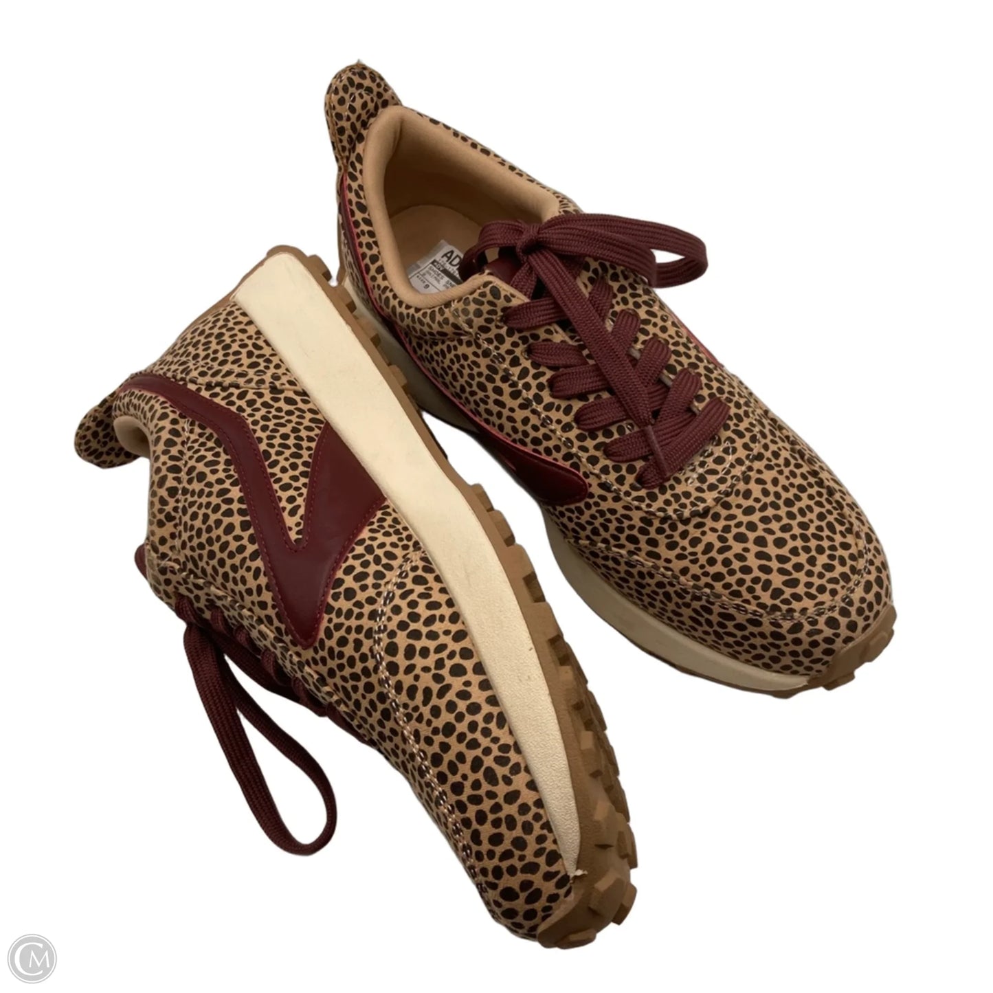 Shoes Sneakers By Dv In Animal Print, Size: 9