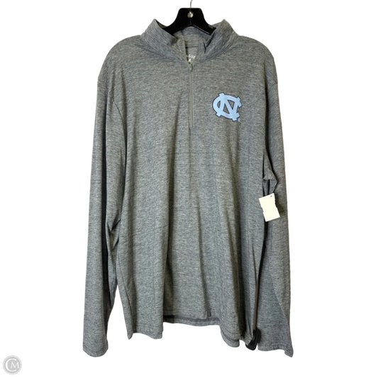 Sweatshirt Collar By Clothes Mentor In Grey, Size: 2x