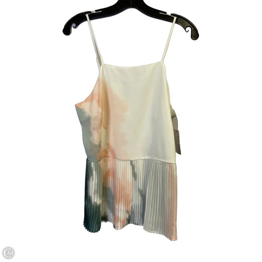 Blouse Sleeveless By Nine West In Multi-colored, Size: M