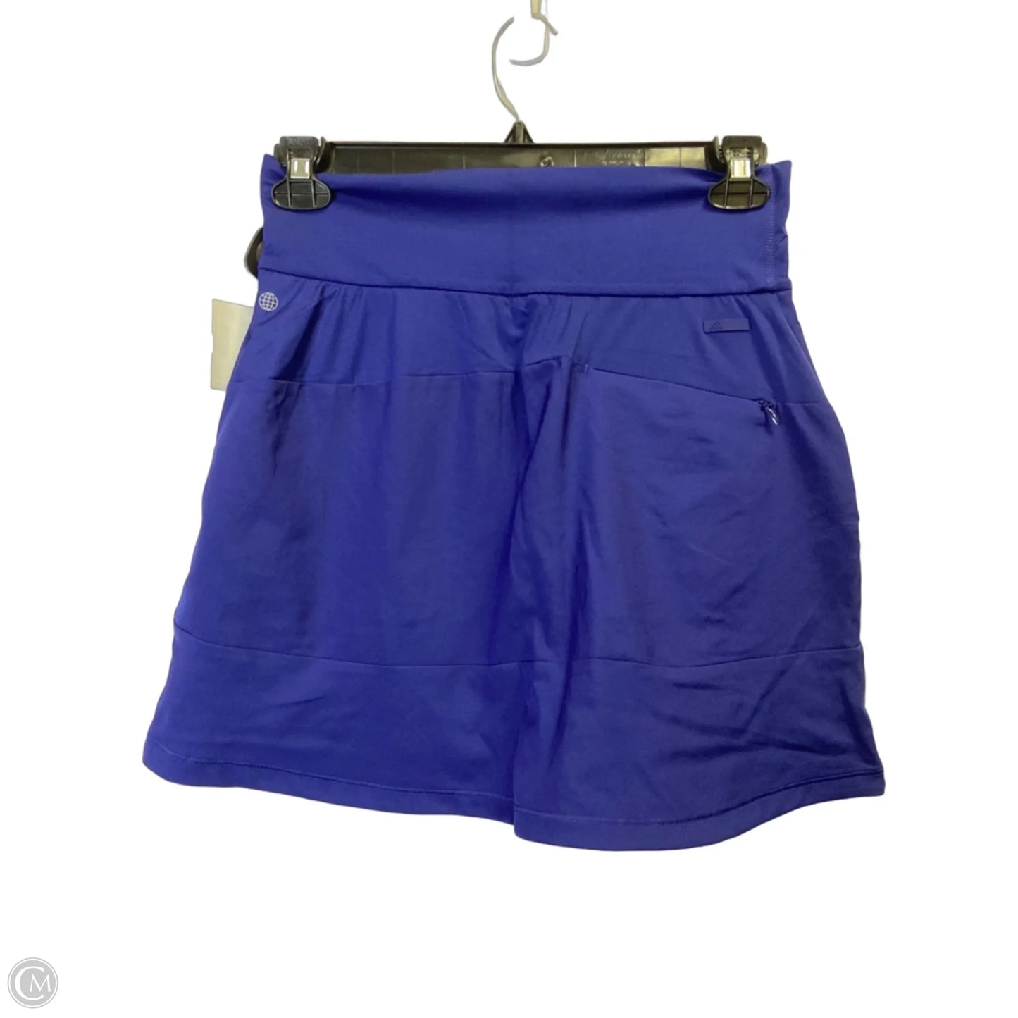 Athletic Skort By Adidas In Blue, Size: S