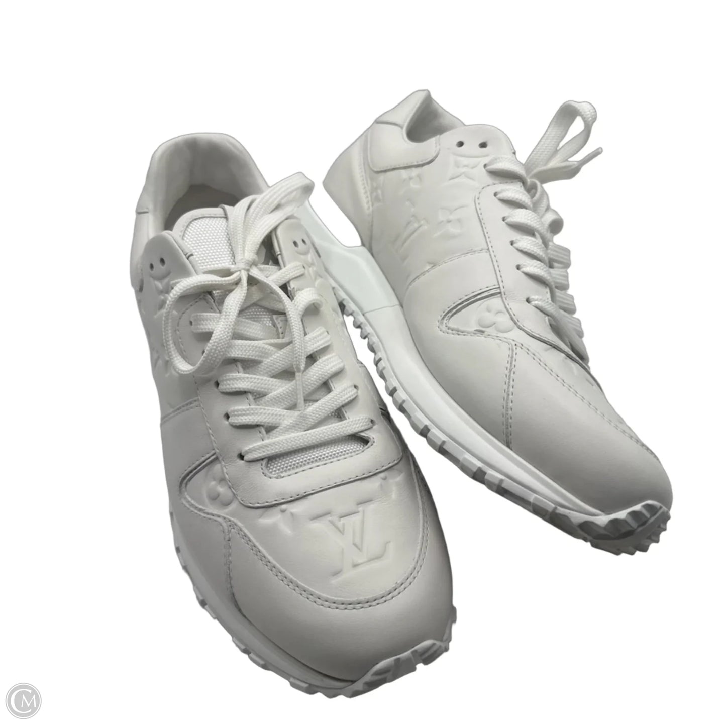 Shoes Luxury Designer By Louis Vuitton In White, Size: 8.5