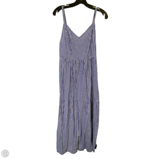 Dress Casual Midi By Old Navy In Blue, Size: S