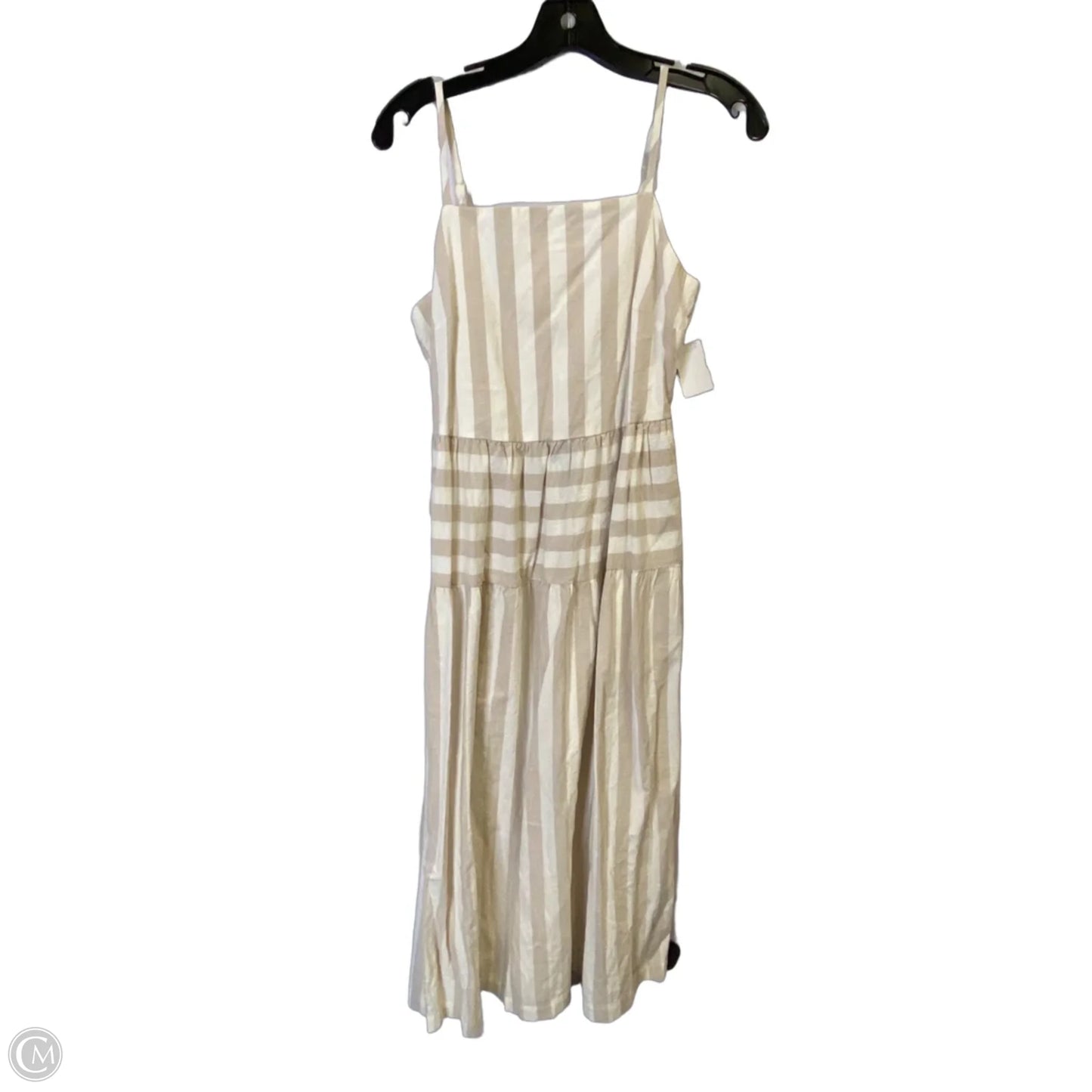 Dress Casual Midi By Universal Thread In Cream, Size: S