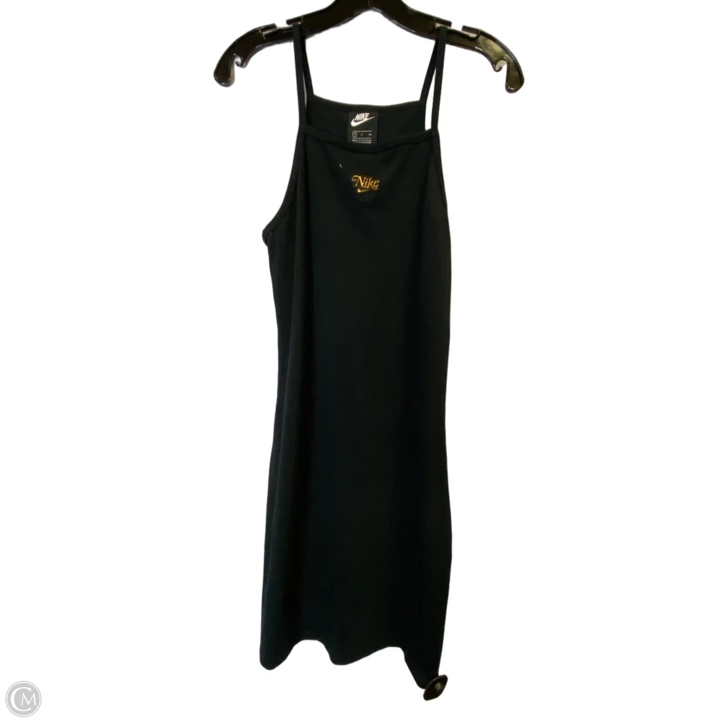 Athletic Dress By Nike Apparel In Black, Size: S