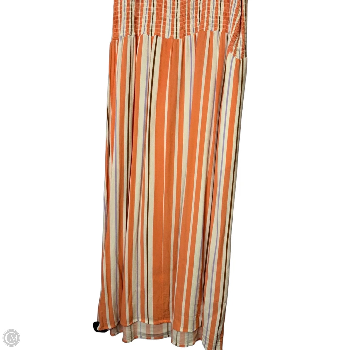 Dress Casual Midi By A New Day In Orange, Size: Xl