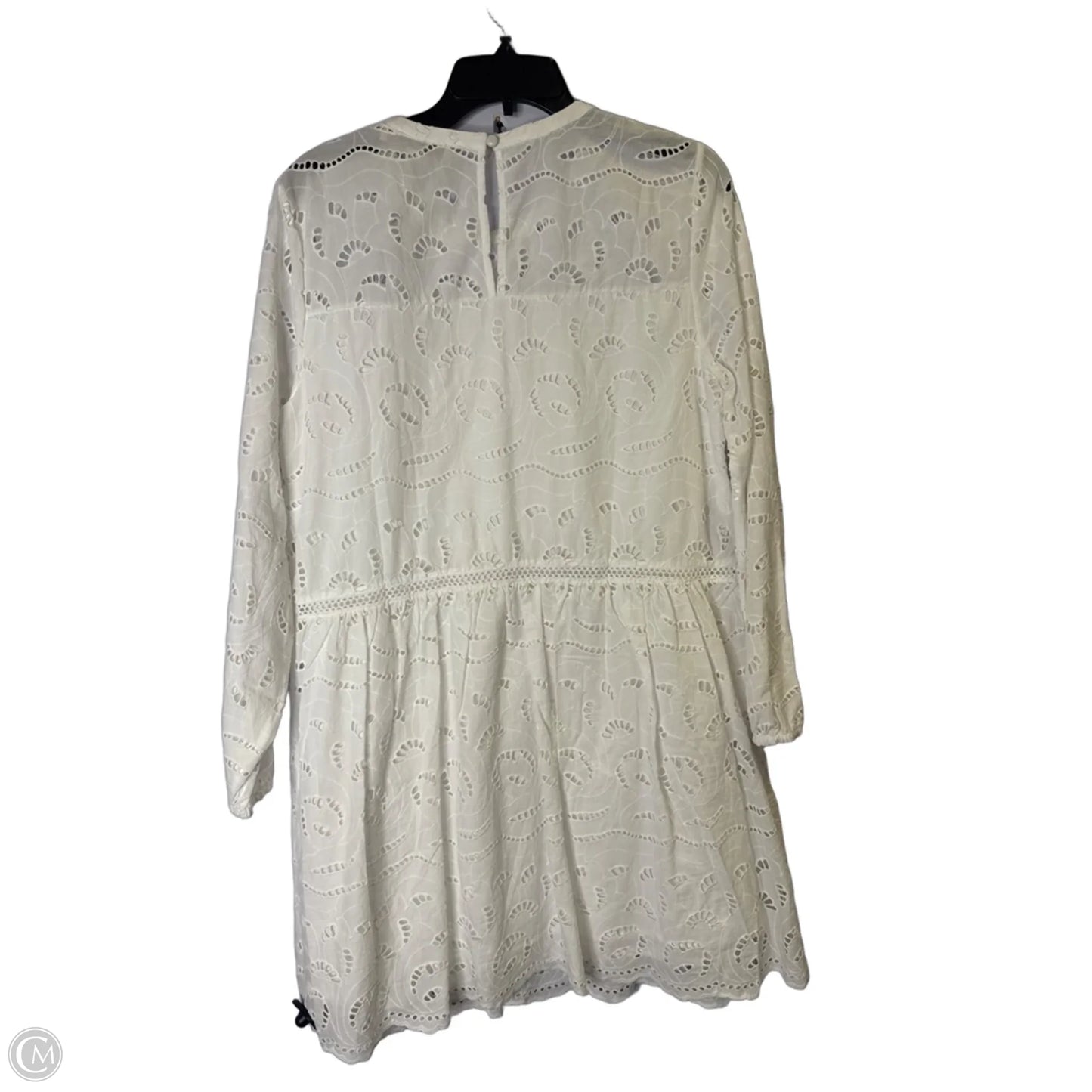 Dress Casual Midi By Loft In White, Size: M