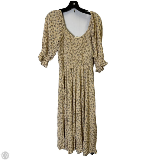 Dress Casual Midi By Clothes Mentor In Cream, Size: S