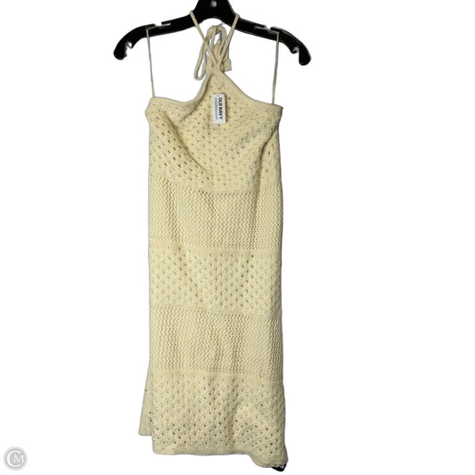Dress Casual Midi By Old Navy In Cream, Size: S