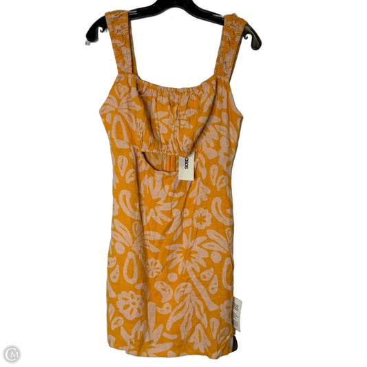 Dress Casual Short By Asos In Orange & Pink, Size: 6