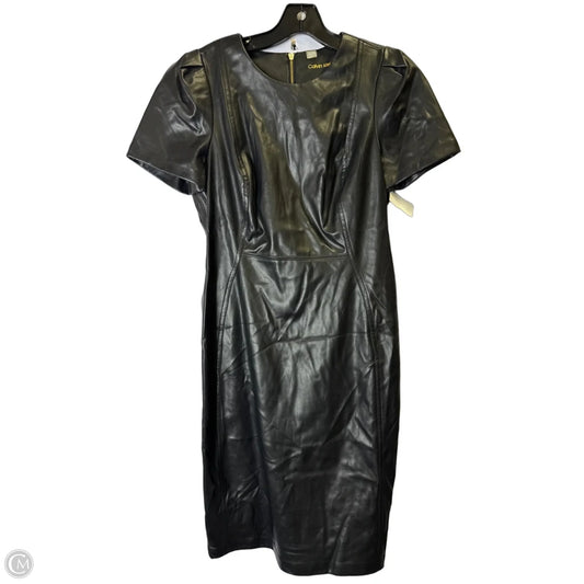 Dress Work By Calvin Klein In Black, Size: 10